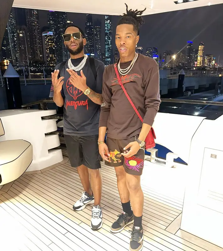 Dirtbike LB outfit in Balenciaga, Dior, and Louis Vuitton, 2023