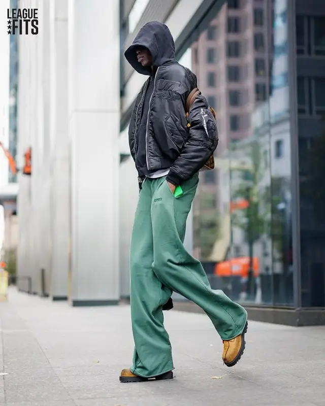Bol Bol outfit in Vetements, Givenchy, and Louis Vuitton, 2023