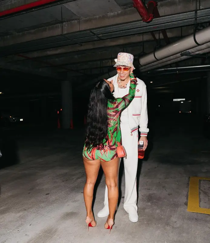 Tyler Herro outfit in Nike and Casablanca, 2023
