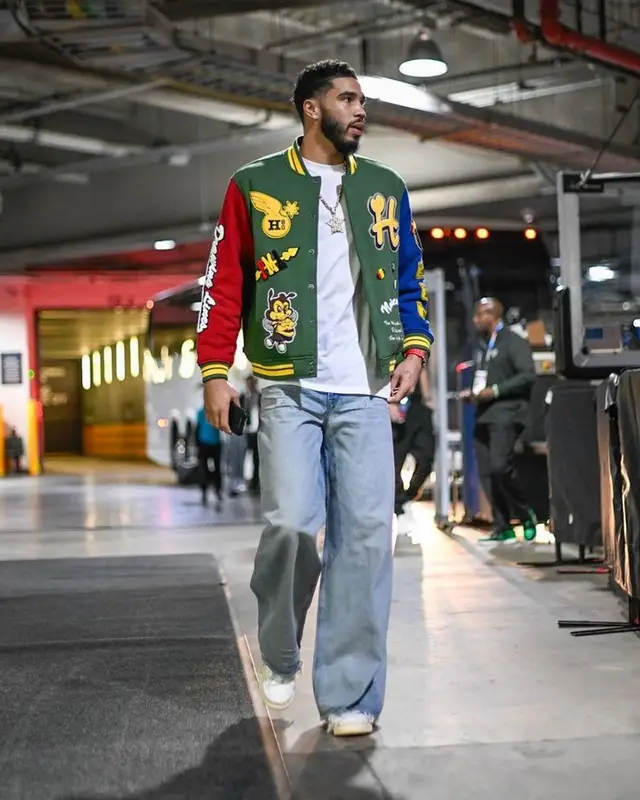 Jayson Tatum outfit in The Hundreds, Hudson, and Nike, 2023
