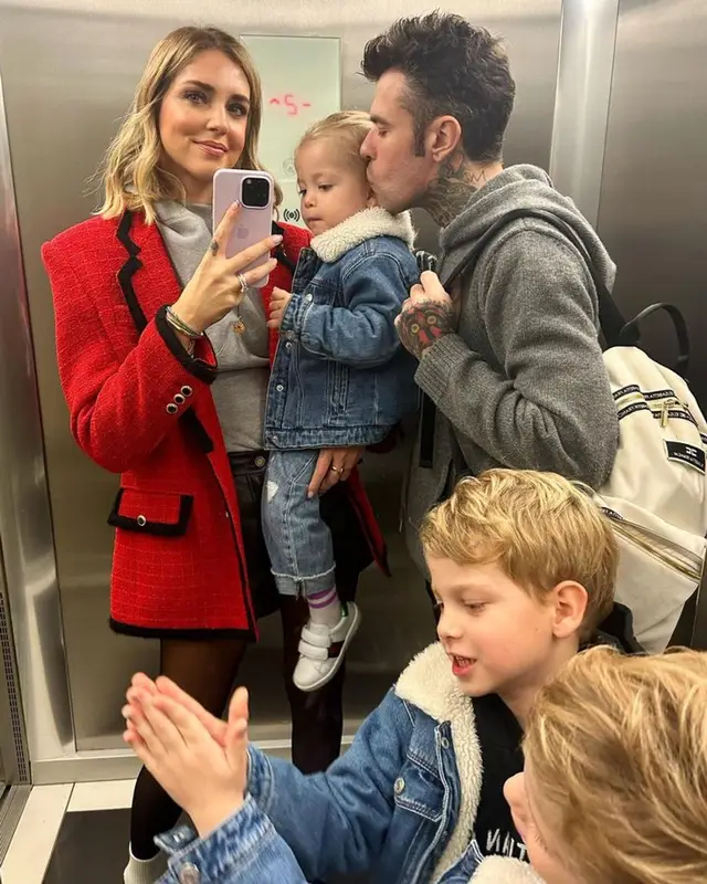 Chiara Ferragni outfit in Alessandra Rich, Gucci, and Chanel, 2023