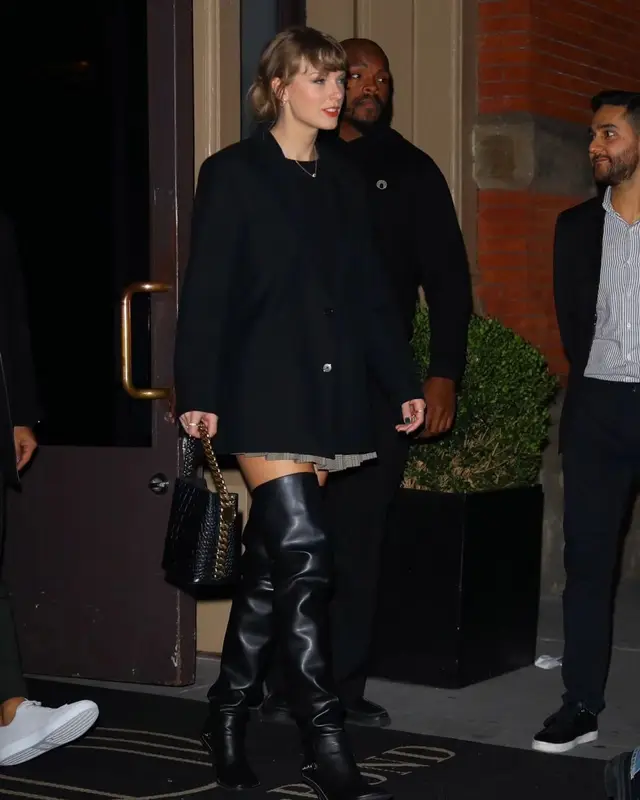 Taylor Swift outfit in Stella McCartney and Miu Miu, 2023