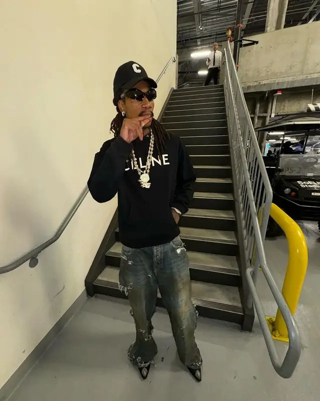 Wiz Khalifa outfit in Balenciaga and Celine, 2023