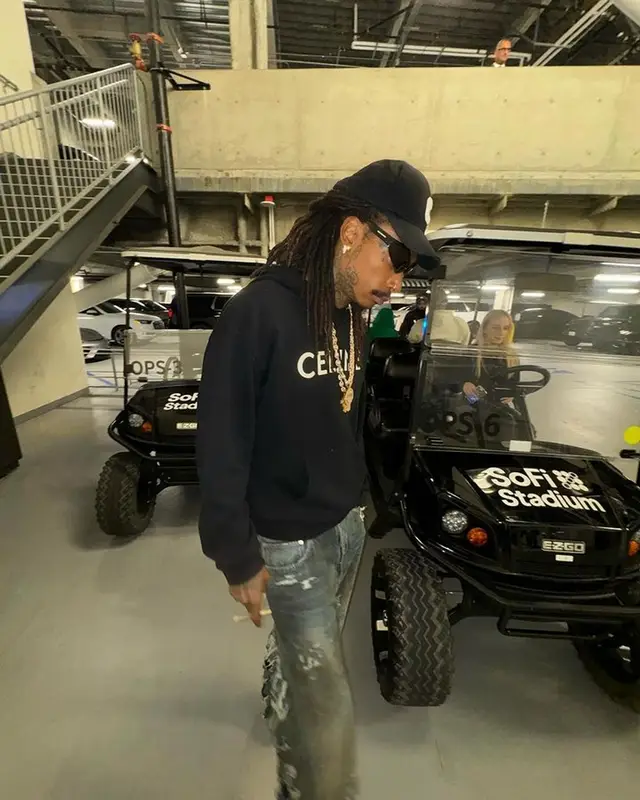 Wiz Khalifa outfit in Balenciaga and Celine, 2023