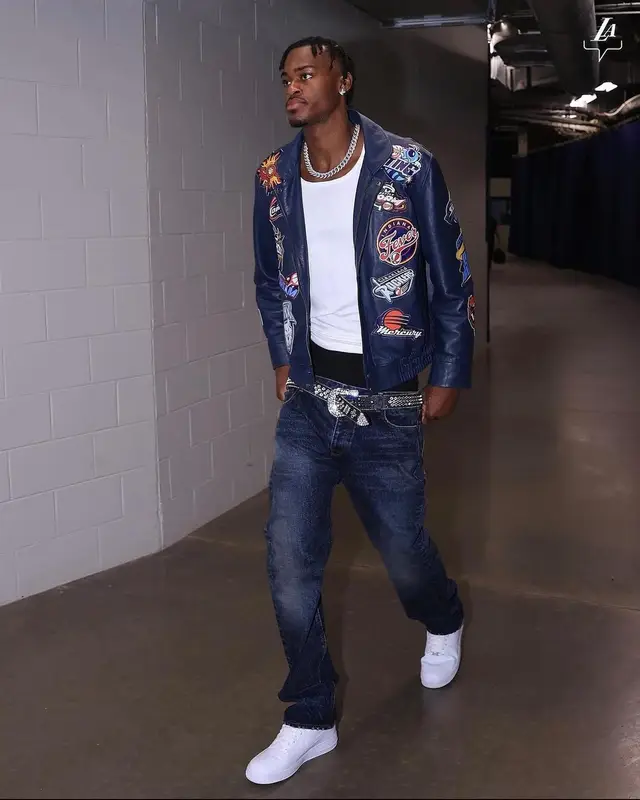 Jarred Vanderbilt outfit in World Series Company, 2023