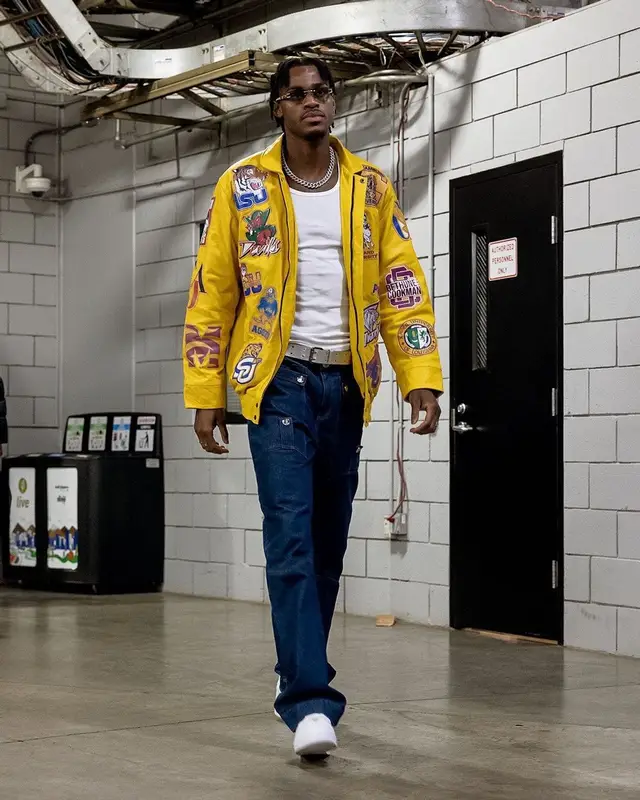 Jarred Vanderbilt outfit in World Series Company, 2023