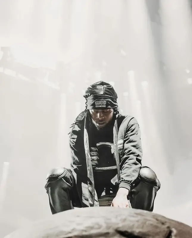 Playboi Carti outfit in Vintage, Balenciaga, and Anna Bolina, 2023