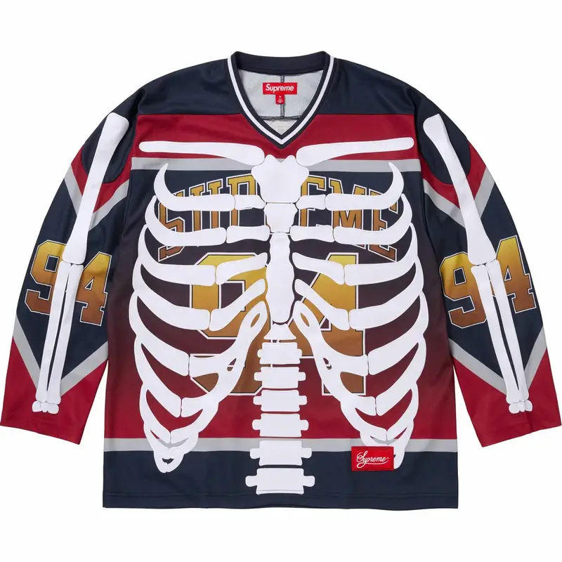 Supreme Bones Hockey Jersey Multicolor $350
