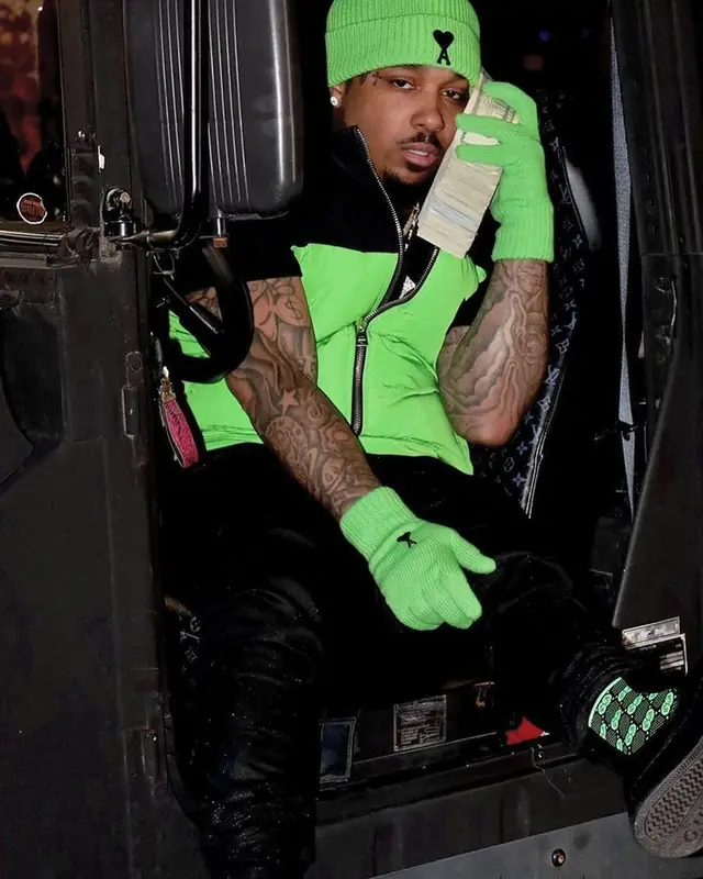 Doe Boy outfit in Monfrere, Gucci, and Ami, 2023