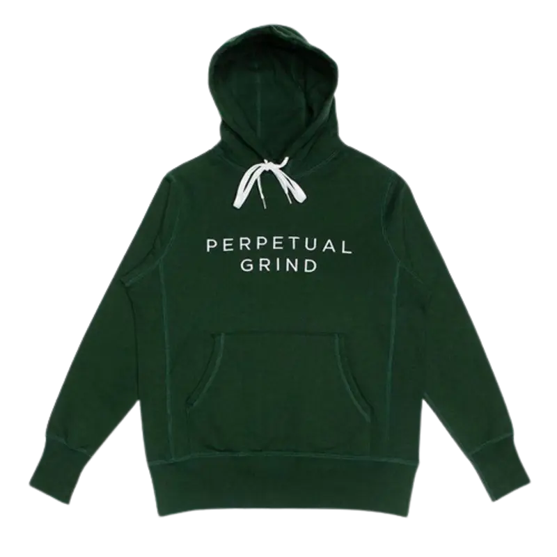 Perpetual Grind Green Logo Hoodie $175