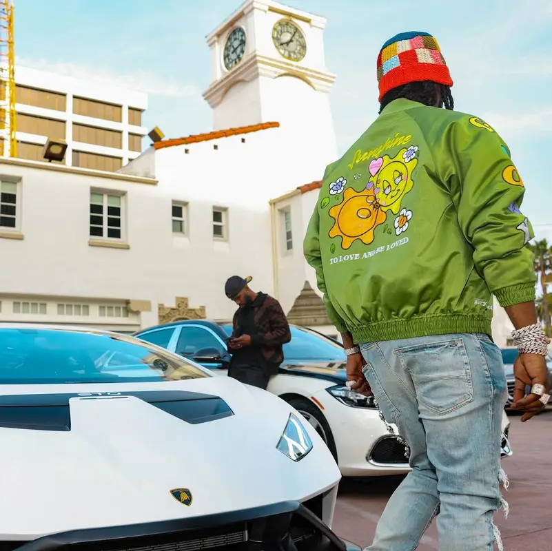 Chief Keef outfit in Gallery Dept., Marni, and No Vacancy Inn, 2023