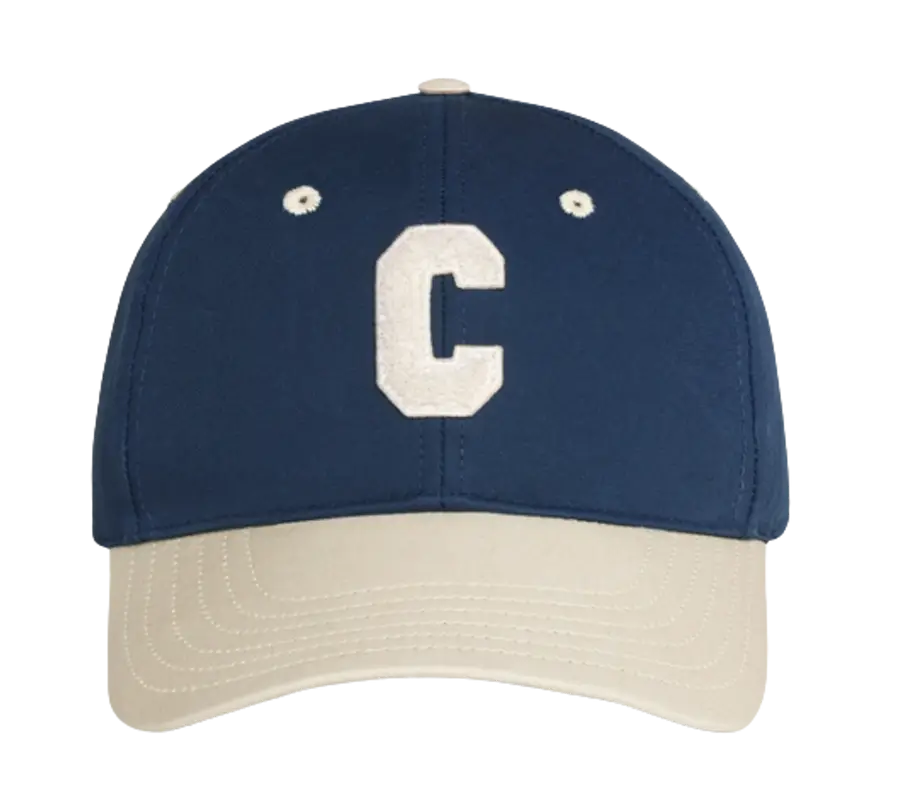 Celine Navy And Beige Initial Baseball Cap $590