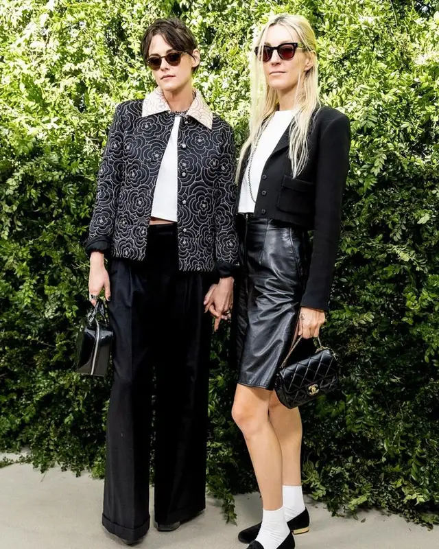 Kristen Stewart outfit in Chanel and X Karla, 2023