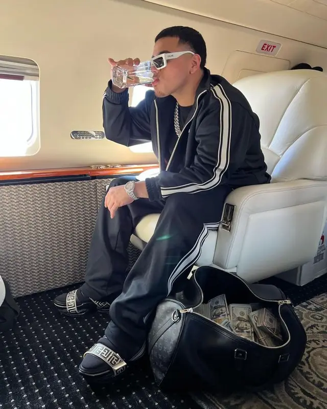 Jesus Ortiz Paz outfit in Balmain and Celine, 2023