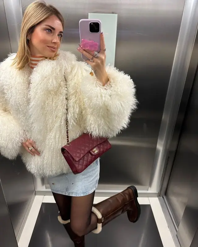 Chiara Ferragni outfit in The Attico, Calvin Klein, and Miu Miu, 2023