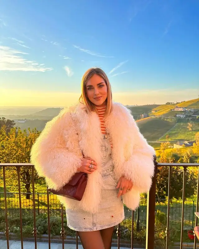 Chiara Ferragni outfit in The Attico, Calvin Klein, and Miu Miu, 2023