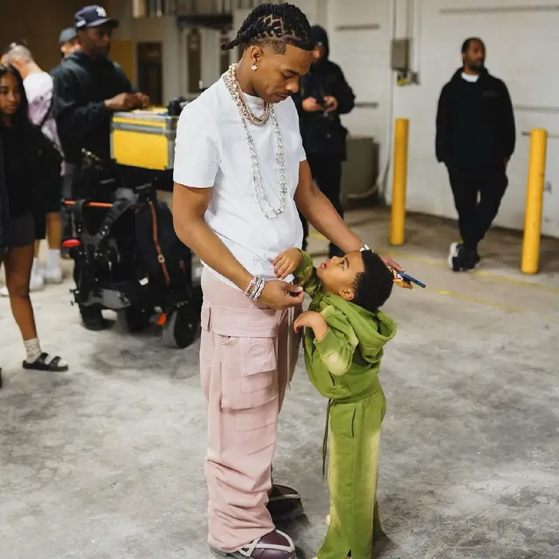 Lil Baby outfit in Rick Owens, 2023