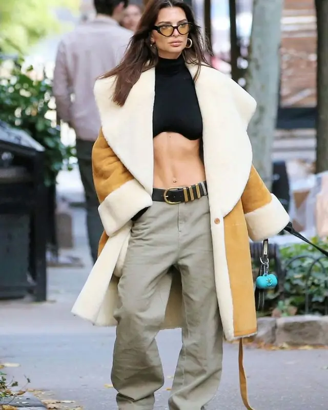 Emily Ratajkowski outfit in Puma, Khaite, and Lexxola, 2023