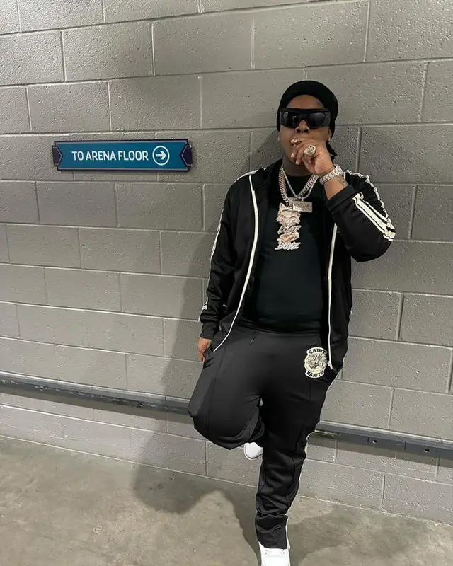 YTB Fatt outfit in Jordan, Gentle Monster, and Coperni, 2023