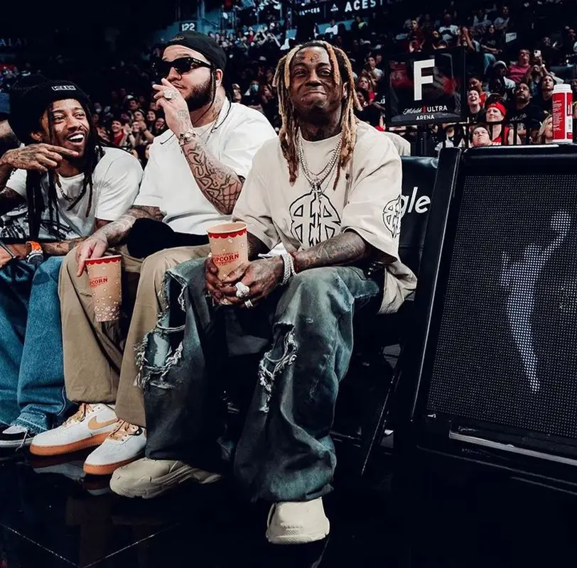 Lil Wayne outfit in Balenciaga, 2023
