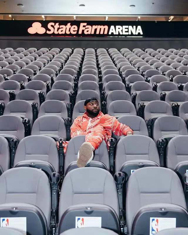 Davido outfit in Puma, Joshua Vides, and Ferrari, 2023
