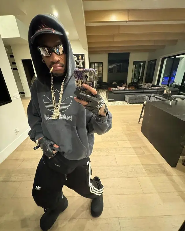 Wiz Khalifa outfit in Balenciaga, Reebok, and Vetements, 2023