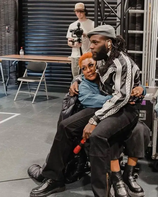 Burna Boy outfit in Louis Vuitton, 2023
