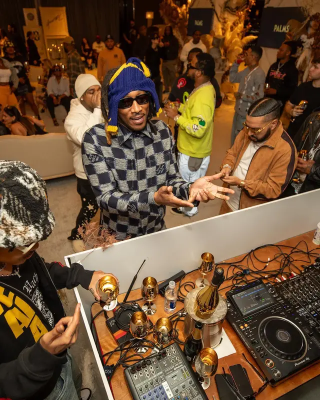 Future outfit in Louis Vuitton and Marni, 2023