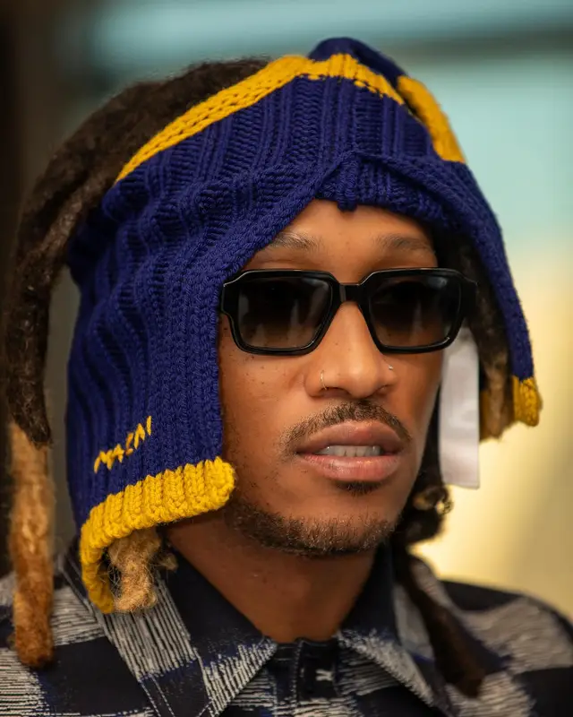 Future outfit in Louis Vuitton and Marni, 2023