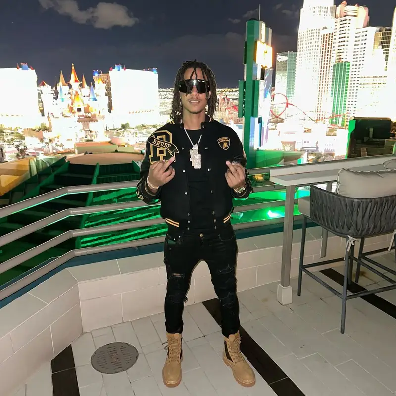 Skilla Baby outfit in Rhude, Pit Viper, and Lamborghini, 2023