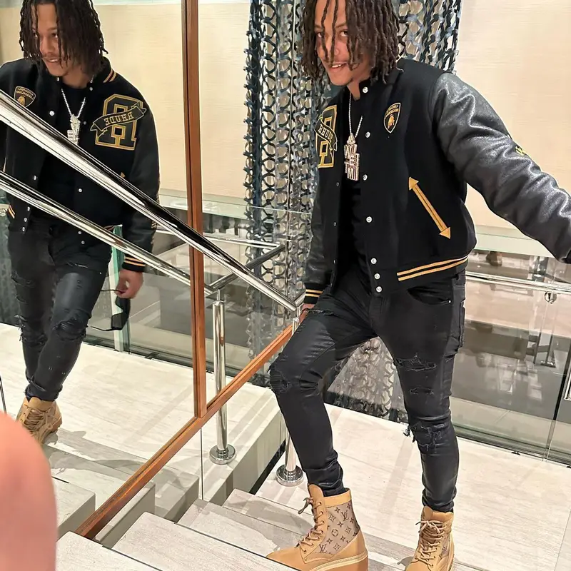 Skilla Baby outfit in Rhude, Pit Viper, and Lamborghini, 2023