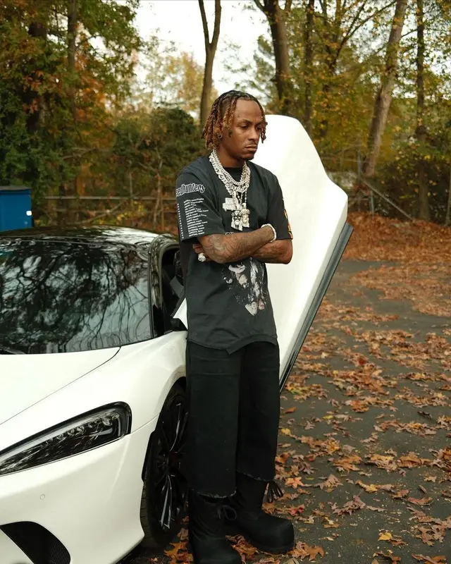 Rich The Kid outfit in Balenciaga, 2023
