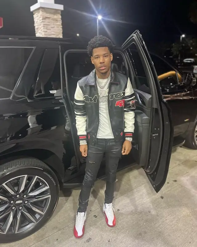Nardo Wick outfit in Avirex, Amiri, and Jordan, 2023