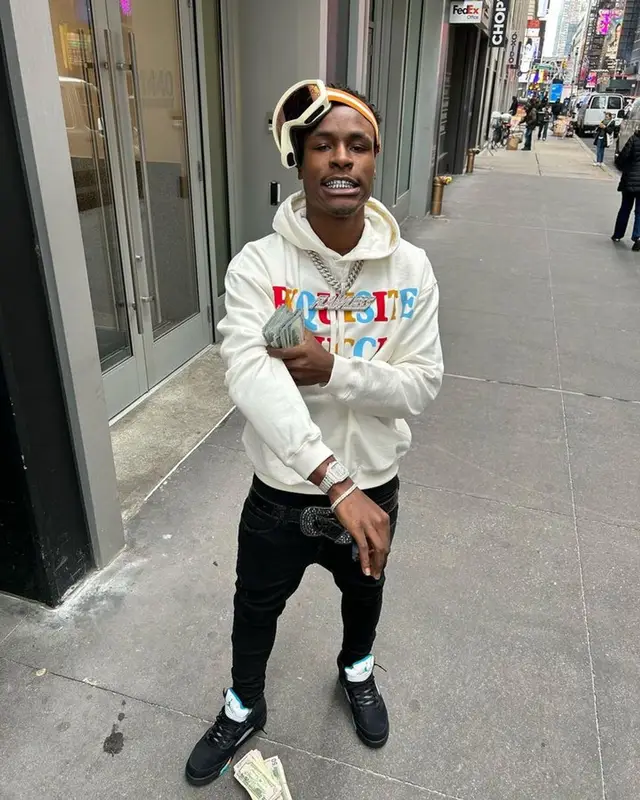 Mudbaby Ru outfit in Amiri, B.B. Simon, and Gucci, 2023