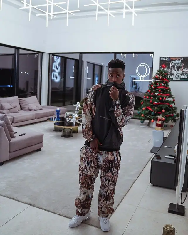 Vinicius Jr outfit in Nike and Nocta, 2023