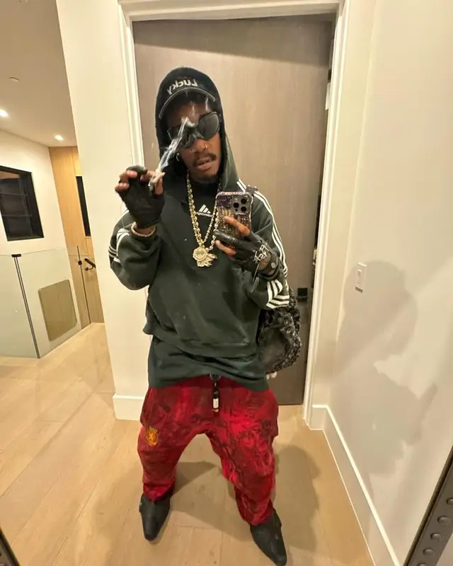 Wiz Khalifa outfit in Adidas, Balenciaga, and Vetements, 2023