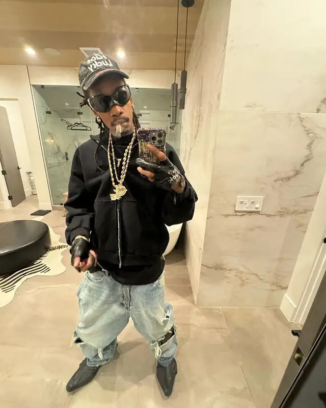 Wiz Khalifa outfit in Balenciaga and Vetements, 2023