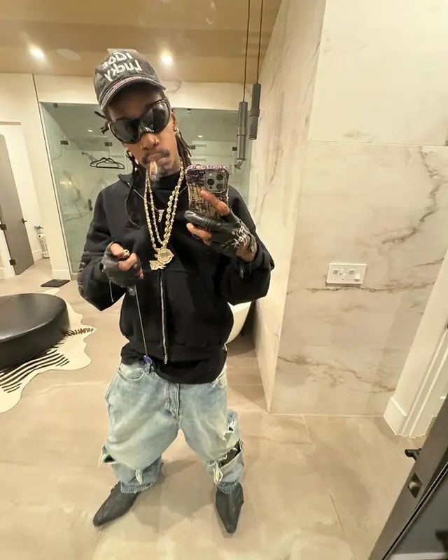 Wiz Khalifa outfit in Balenciaga and Vetements, 2023