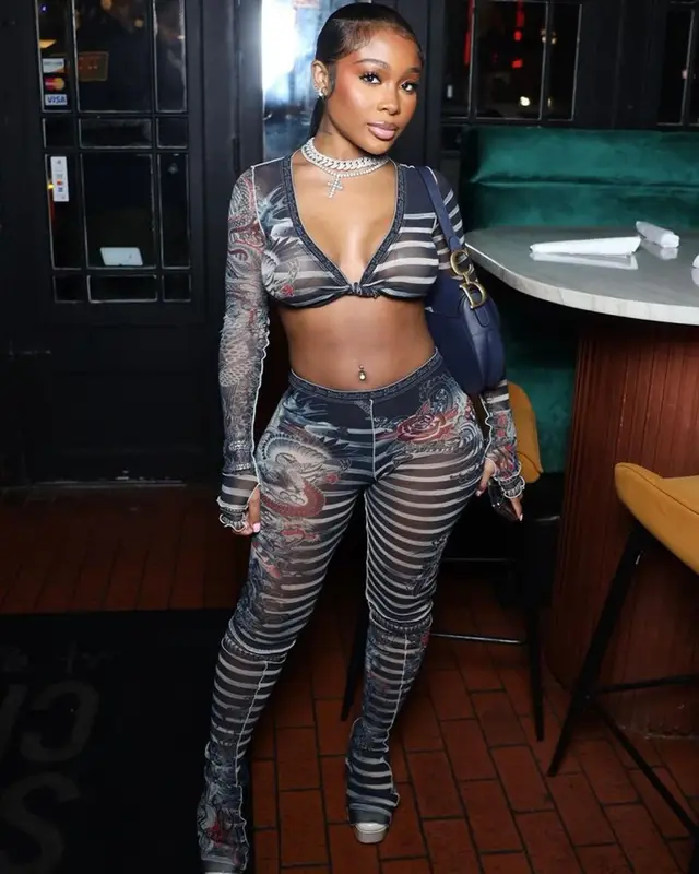 Jayda Wayda outfit in Jean Paul Gaultier and Dior, 2023