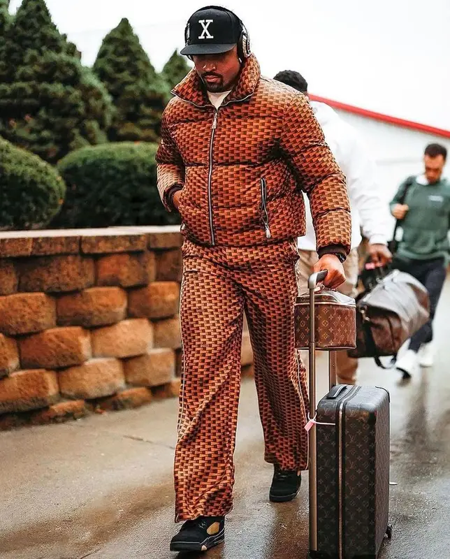 Jalen Hurts outfit in Bally, Jordan, and A Ma Maniere, 2023