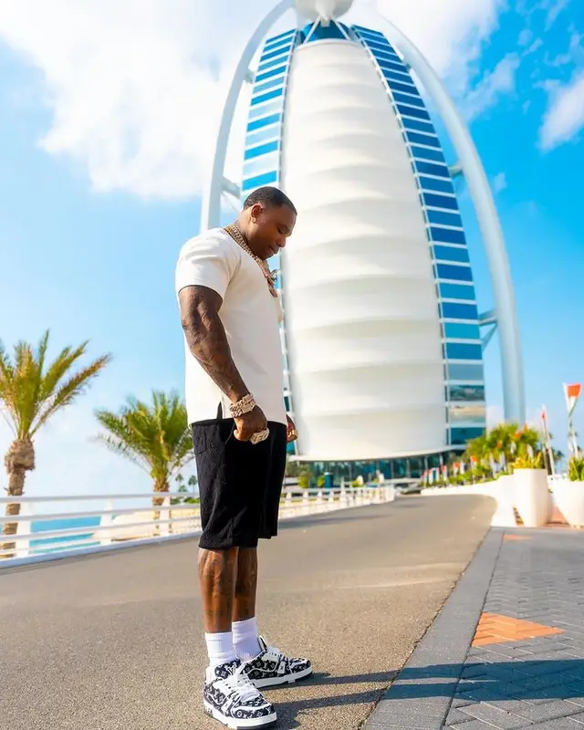 BandMan Kevo outfit in Louis Vuitton, 2023