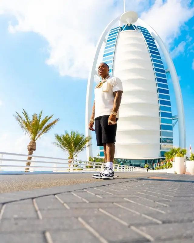 BandMan Kevo outfit in Louis Vuitton, 2023