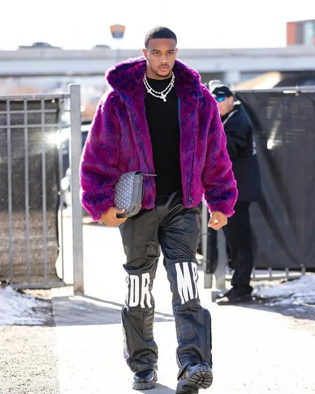 Patrick Surtain II outfit in Givenchy, Who Decides War, and Celine, 2023