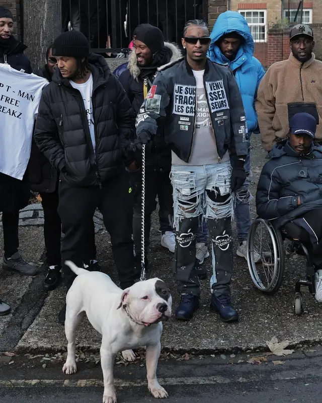 21 Savage outfit in coucou bebe75018, Nike, and Prada, 2024
