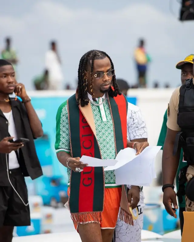 Yhemolee outfit in Casablanca, Gucci, and Hermes, 2023
