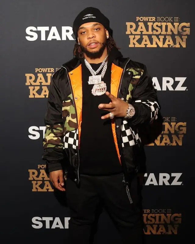 Don Q outfit in Celine, Amiri, and Balenciaga, 2023
