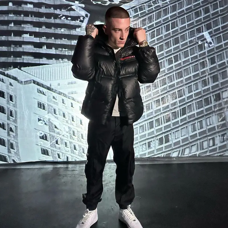 ArrDee outfit in Prada and Nike, 2023