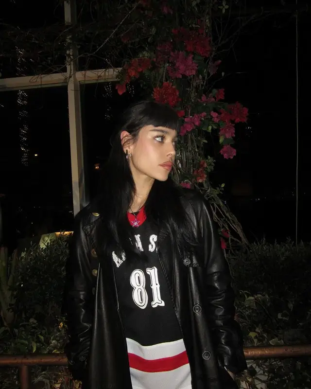 Danna Paola outfit in Alexander McQueen, Anna Sui, and Zara, 2023