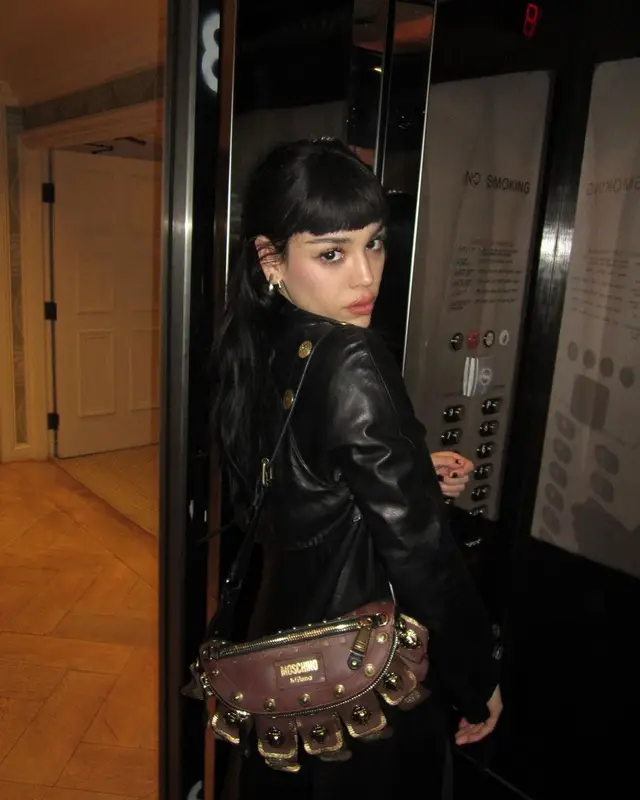 Danna Paola outfit in Alexander McQueen, Anna Sui, and Zara, 2023