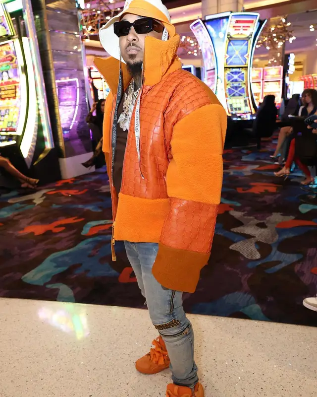 Doe Boy outfit in Who Decides War, Heron Preston, and JW Anderson, 2023
